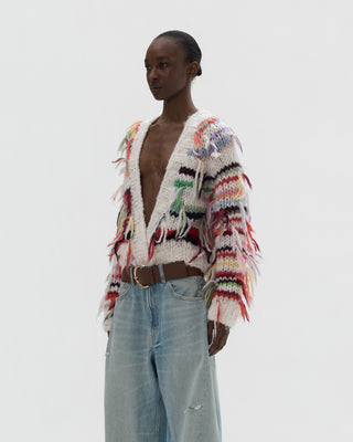 Exklusive Fransenjacke - Multi