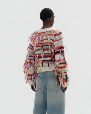 Exklusive Fransenjacke - Multi
