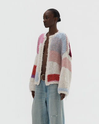 Exklusive Streifenjacke - Multi