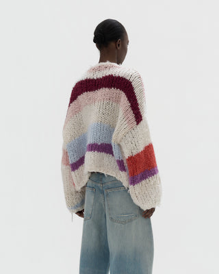 Exklusive Streifenjacke - Multi