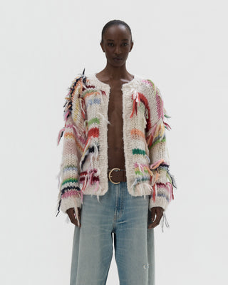 Exklusive Fransenjacke - Multi