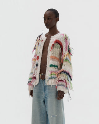 Exklusive Fransenjacke - Multi
