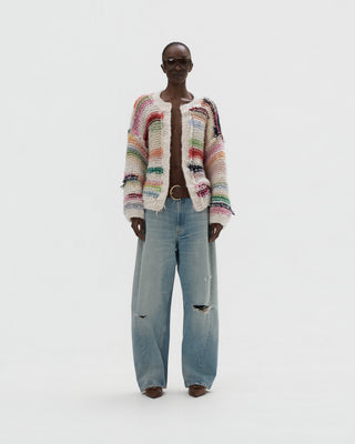 Exklusive Streifenjacke - Multi