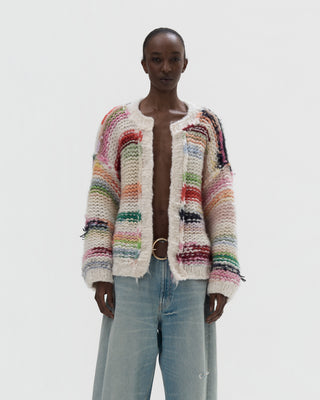 Exklusive Streifenjacke - Multi