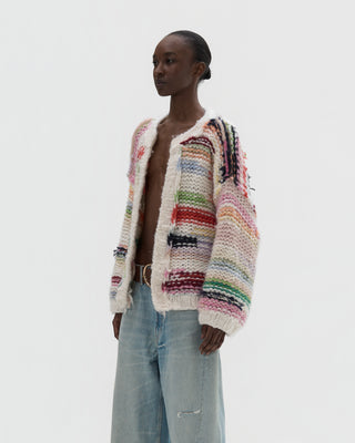 Exklusive Streifenjacke - Multi