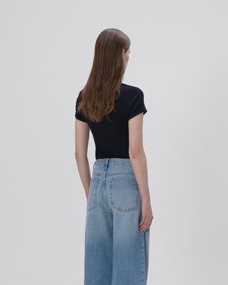 Cashmere T-Shirt - Black