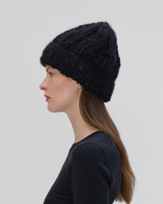 Cashmere Beanie - Black