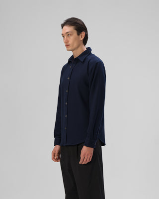 Kaschmir Hemd - Navy