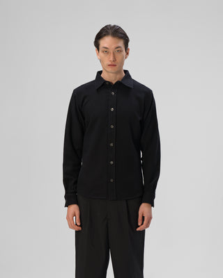 Kaschmir Hemd - Black