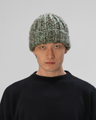 Kaschmir Beanie - green melange