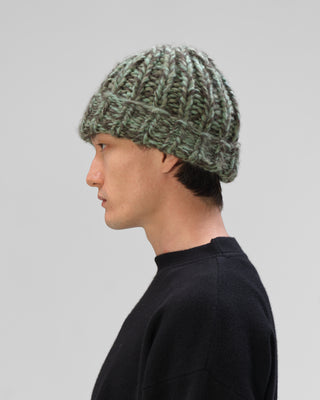 Kaschmir Beanie - green melange