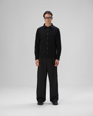 Kaschmir Hemd - Black