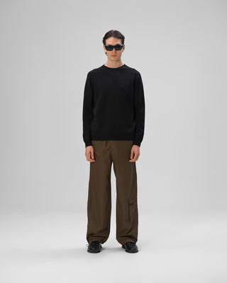 Ella Silla Men Kaschmir Feinstrick Pullover in der Farbe schwarz.