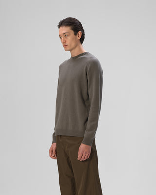 Ella Silla Men Kaschmir Feinstrick Pullover in der Farbe olivegrün