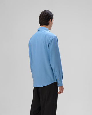 Ella Silla 100 Prozent Kaschmir Hemd, hellblau, Männer, weich, elegant  