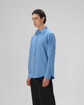 Ella Silla 100 Prozent Kaschmir Hemd, hellblau, Männer, weich, elegant  