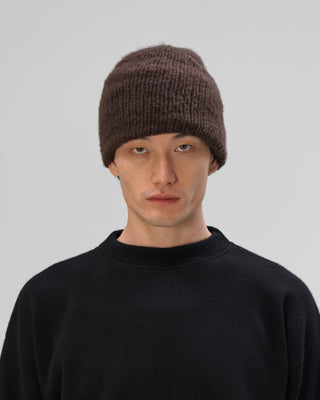 Ella Silla 100 Prozent Kaschmir Mütze Herren, choco, weich, elegant 