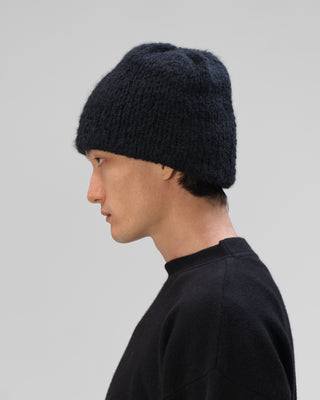 Ella Silla 100 Prozent Kaschmir Mütze Herren, navy, weich, elegant 