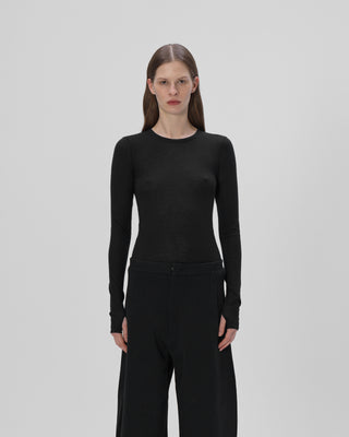 Kaschmir Longsleeve - Black