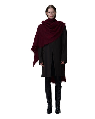 Großes Tuch mit Stickerei - Pomegranate